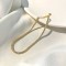 Bratara tennis din argint placat cu aur galben, dama, argint 925, pietre albe de zirconiu 2 mm, reglabila, 3,87gr