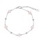 Brățară trifoi roz Van Luxy cu Trifoi din Sidef Natural Pink Shell și Biluțe din Argint – Argint Placat cu Aur sau Argint Rodiat, argintiu/auriu, 2,02 gr