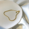 Bratara tennis din argint placat cu aur galben, dama, argint 925, pietre albe de zirconiu 2 mm, reglabila, 3,87gr